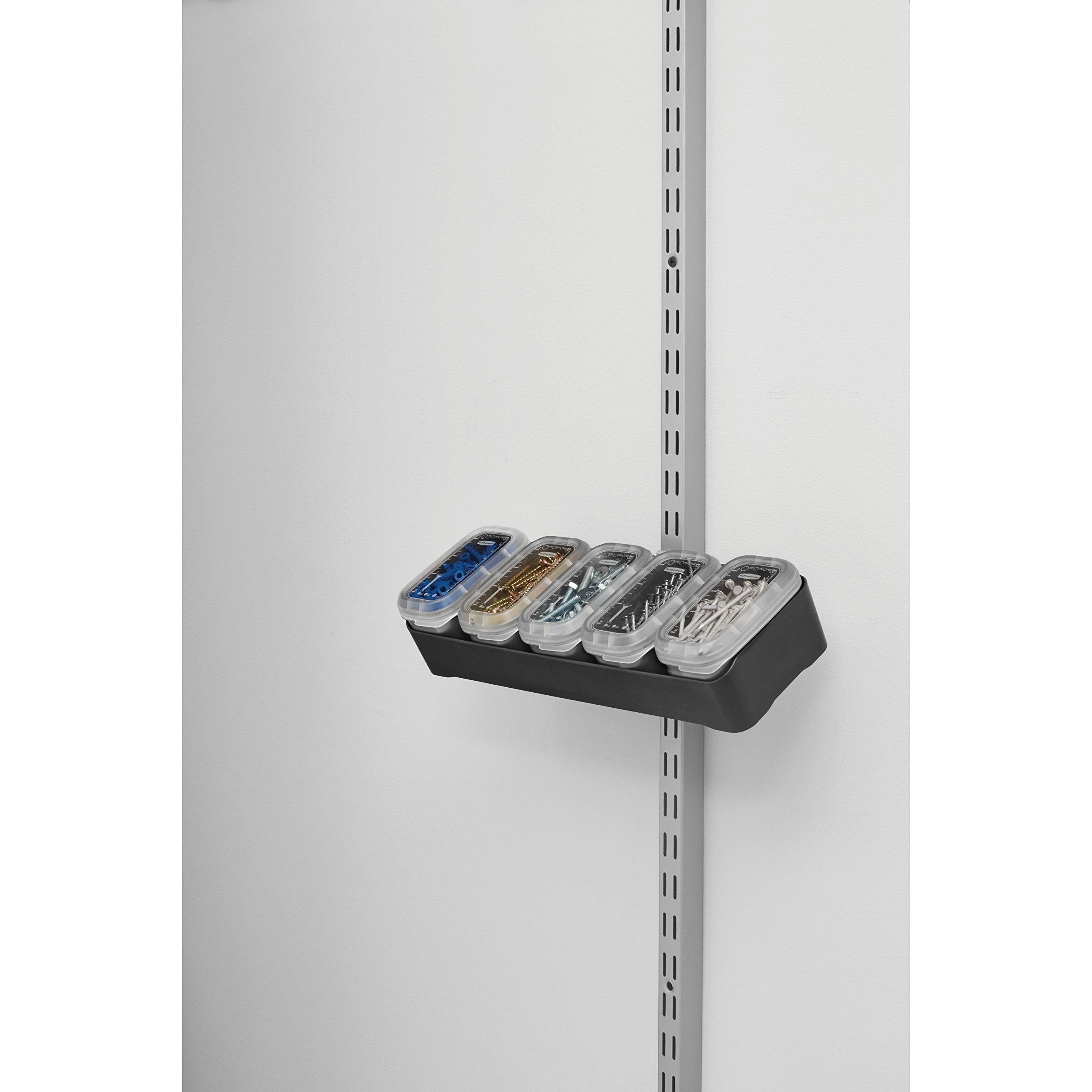 Rubbermaid Fasttrack Rail Bench Blox Kit, Garage Organization System For Tools, Cleaning Supplies, Space Saving